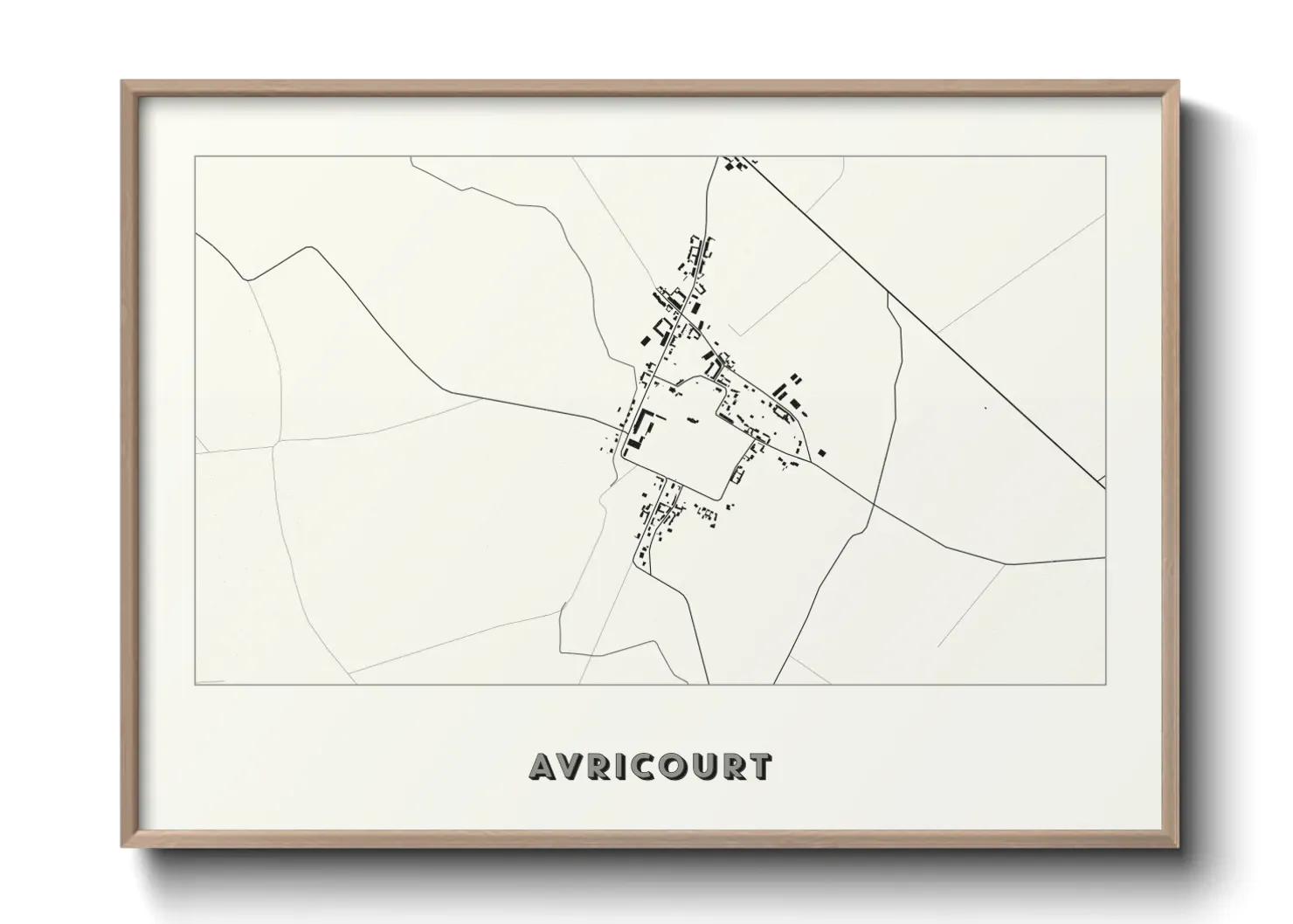 Un poster carteAvricourt
