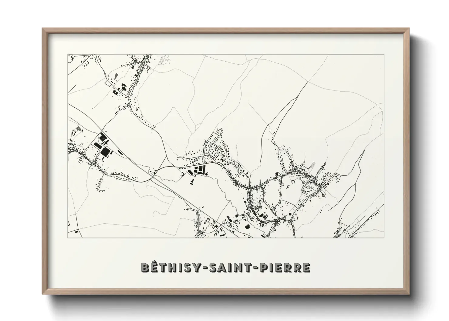 Un poster carteBéthisy-Saint-Pierre