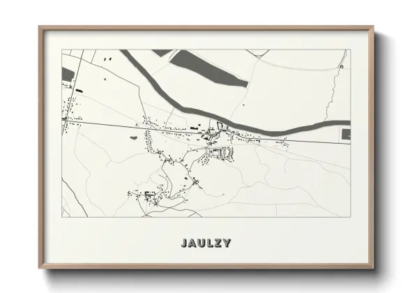 Une affiche de carte sur Jaulzy
