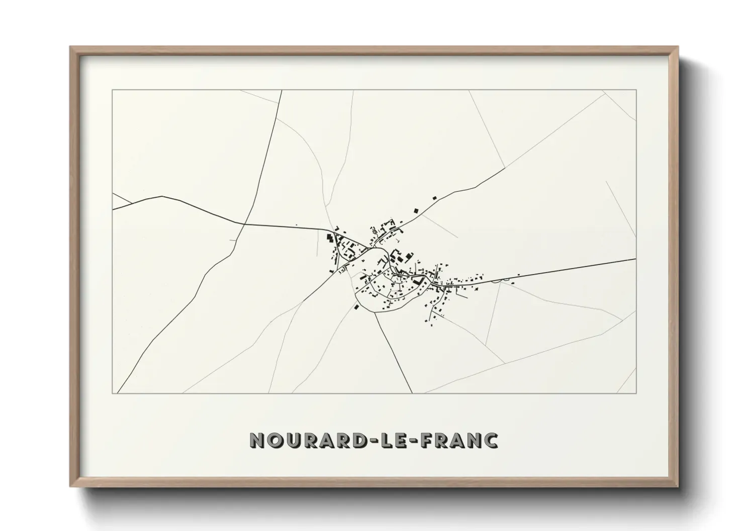 Un poster carteNourard-le-Franc