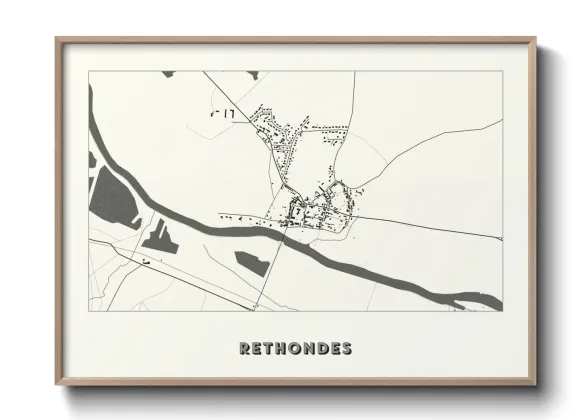 Une affiche de carte sur Rethondes