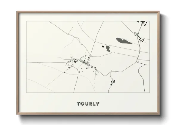 Une affiche de carte sur Tourly