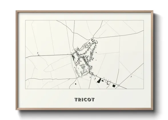 Une affiche de carte sur Tricot