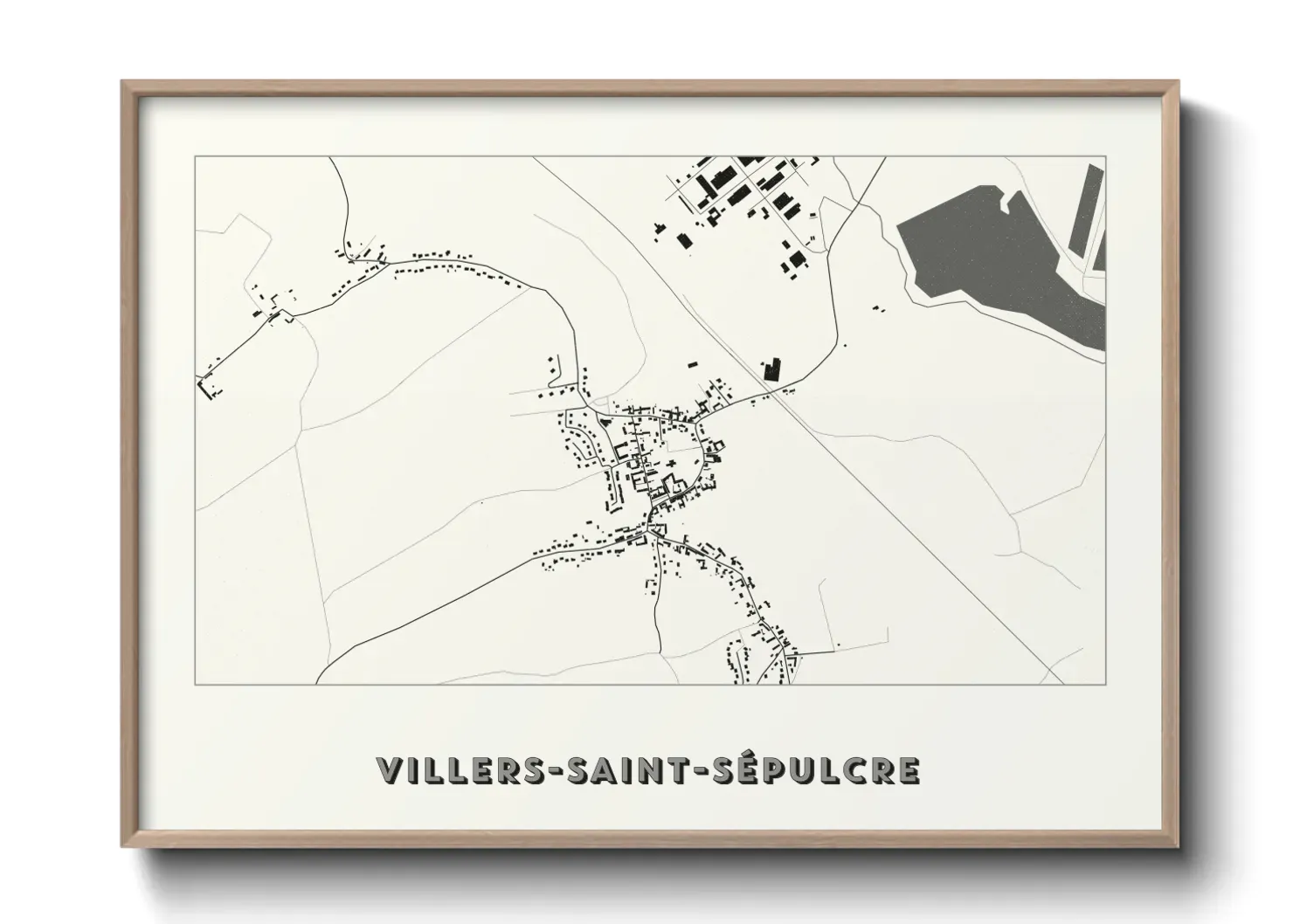 Un poster carteVillers-Saint-Sépulcre