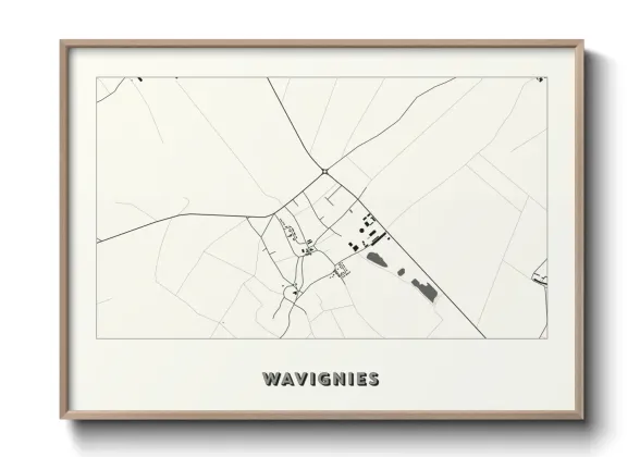 Une affiche de carte sur Wavignies