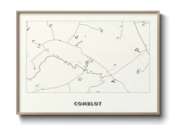 Une affiche de carte sur Comblot