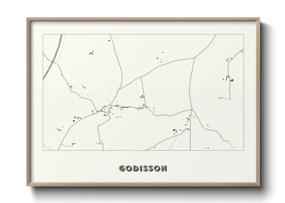 Une affiche de carte sur Godisson