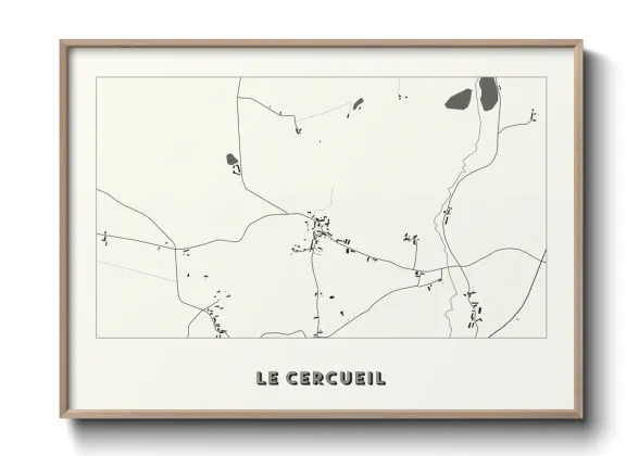 Une affiche de carte sur Le Cercueil