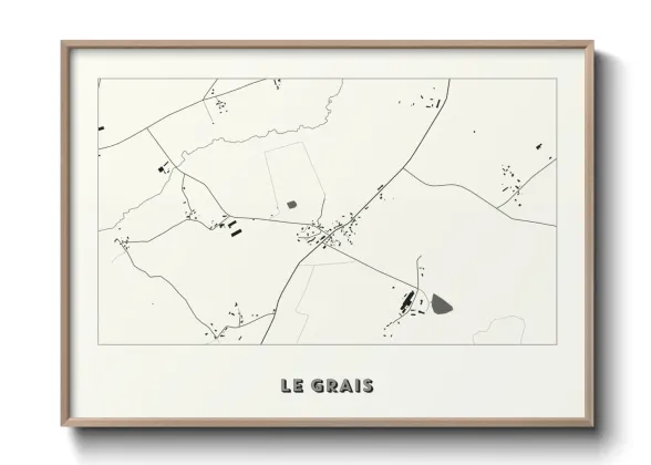 Une affiche de carte sur Le Grais