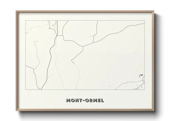 Une affiche de carte sur Mont-Ormel