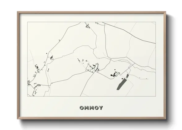 Une affiche de carte sur Ommoy