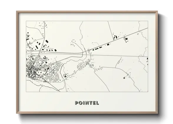 Une affiche de carte sur Pointel