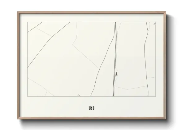 Une affiche de carte sur Ri