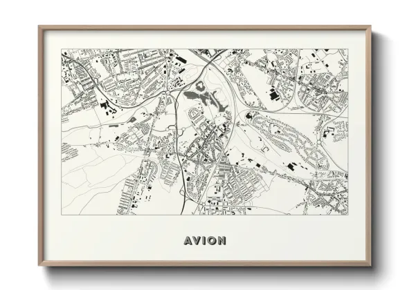 Une affiche de carte sur Avion