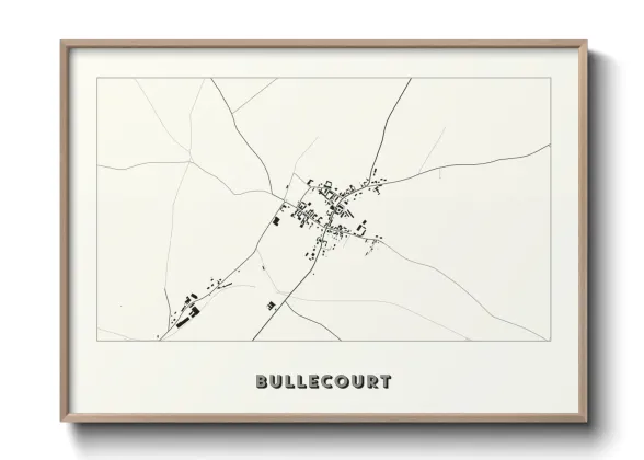 Une affiche de carte sur Bullecourt