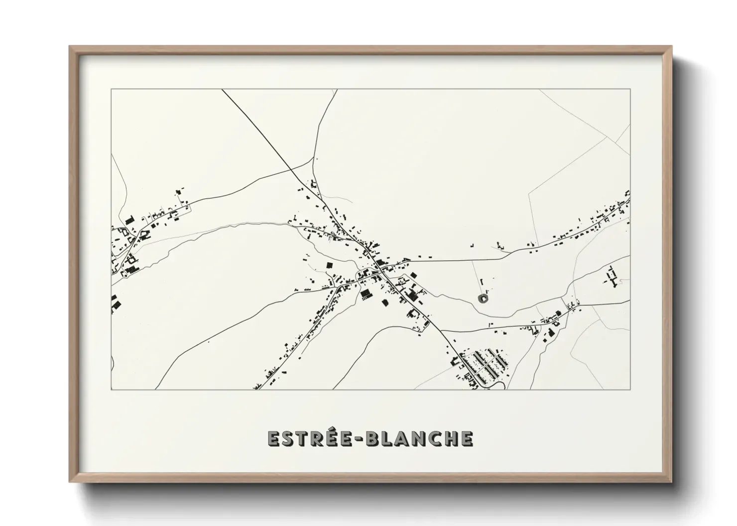 Un poster carteEstrée-Blanche