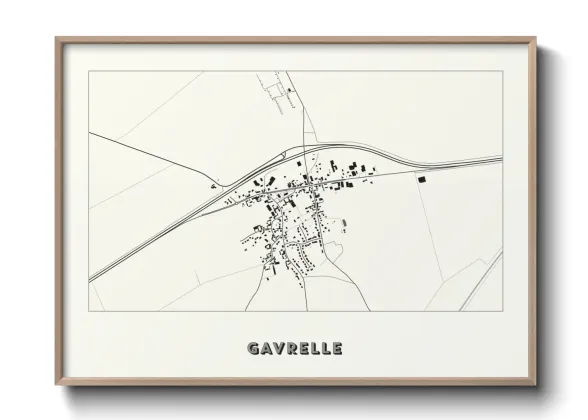 Une affiche de carte sur Gavrelle