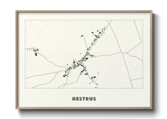 Une affiche de carte sur Hestrus