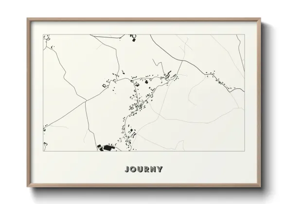 Une affiche de carte sur Journy