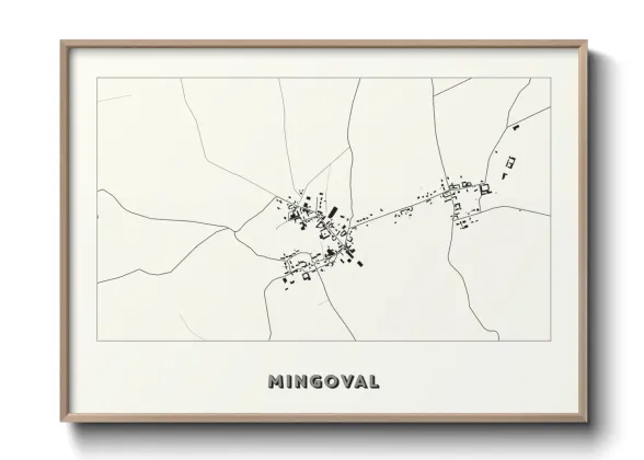 Une affiche de carte sur Mingoval