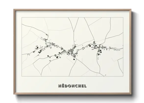 Une affiche de carte sur Nédonchel