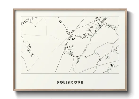 Une affiche de carte sur Polincove