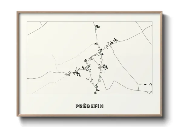 Une affiche de carte sur Prédefin