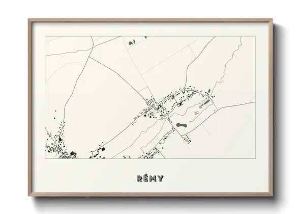 Une affiche de carte sur Rémy
