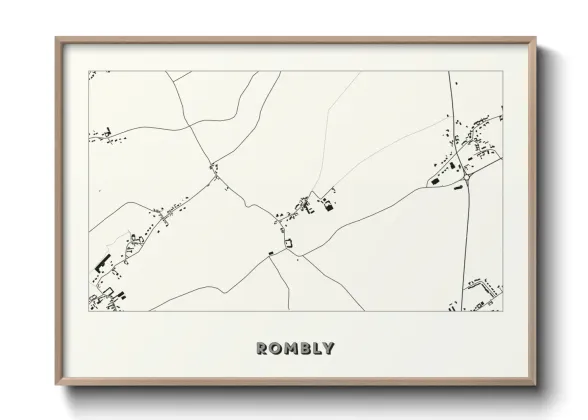Une affiche de carte sur Rombly