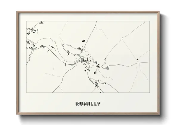 Une affiche de carte sur Rumilly