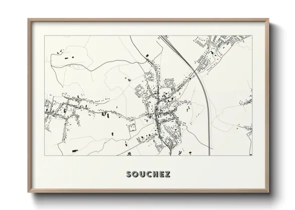 Une affiche de carte sur Souchez
