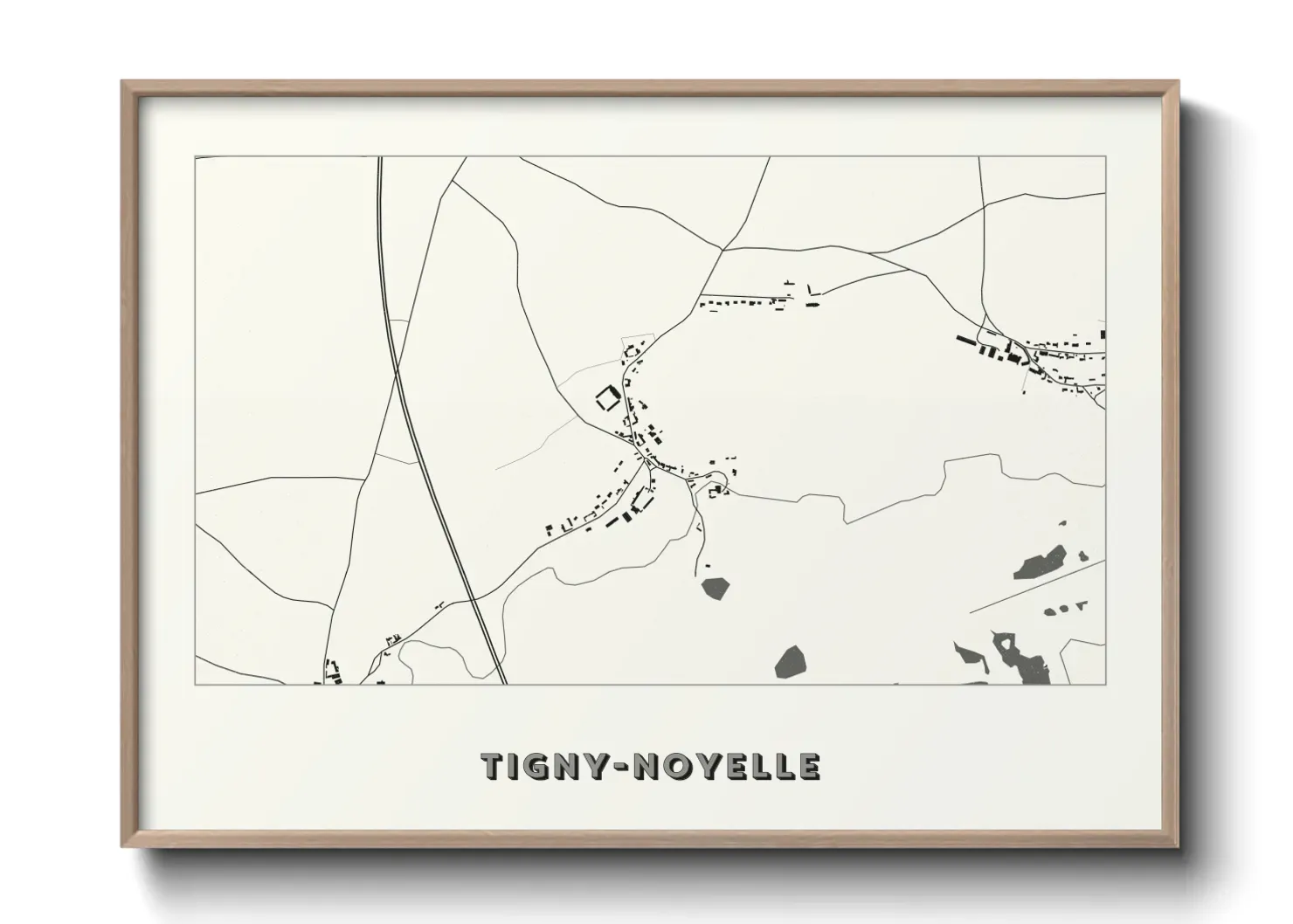 Un poster carteTigny-Noyelle