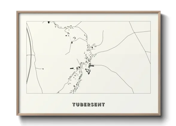 Une affiche de carte sur Tubersent