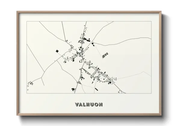 Une affiche de carte sur Valhuon