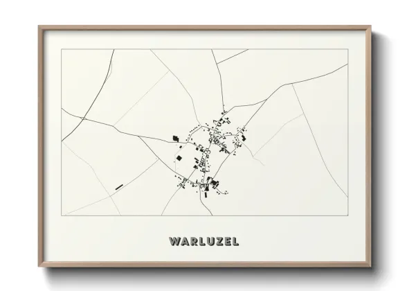Une affiche de carte sur Warluzel