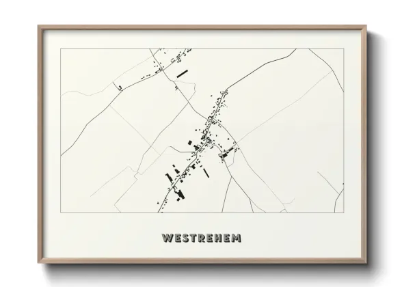 Une affiche de carte sur Westrehem