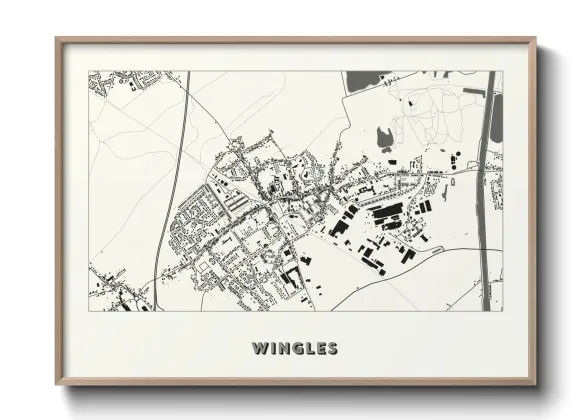 Une affiche de carte sur Wingles