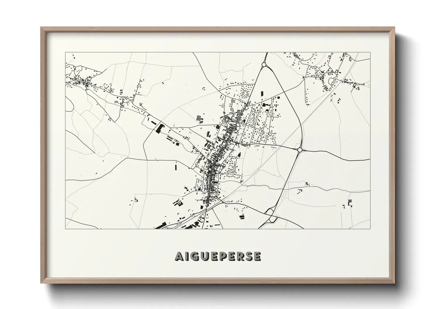 Un poster carteAigueperse