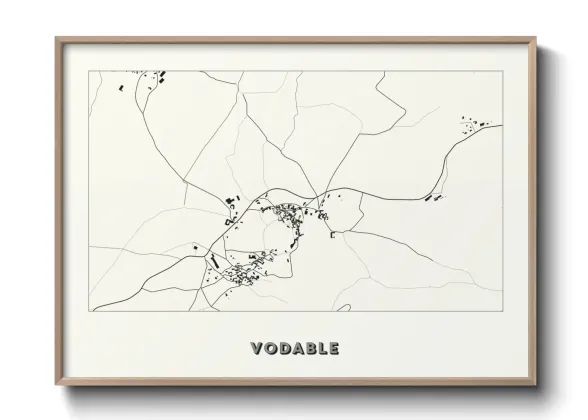 Une affiche de carte sur Vodable