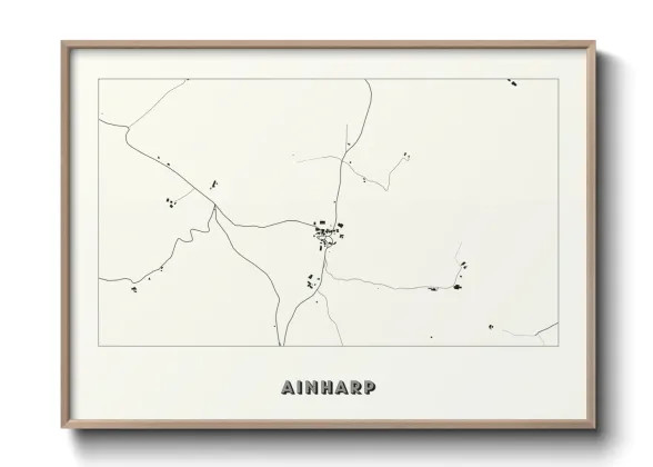 Une affiche de carte sur Ainharp