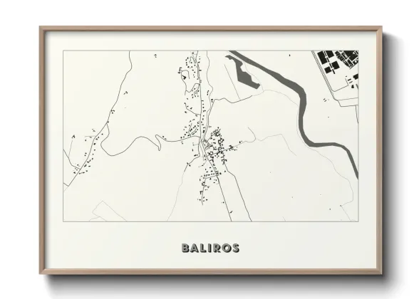 Une affiche de carte sur Baliros