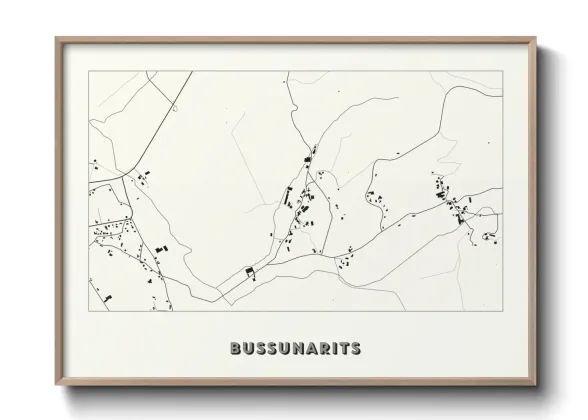 Une affiche de carte sur Bussunarits