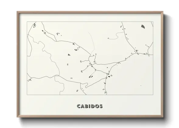Une affiche de carte sur Cabidos