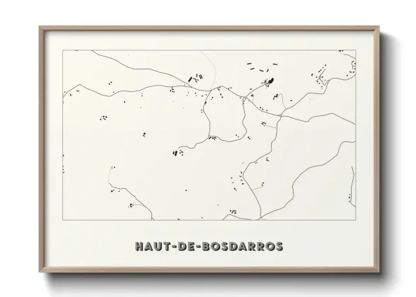 Une affiche de carte sur Haut-de-Bosdarros