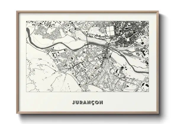 Une affiche de carte sur Jurançon