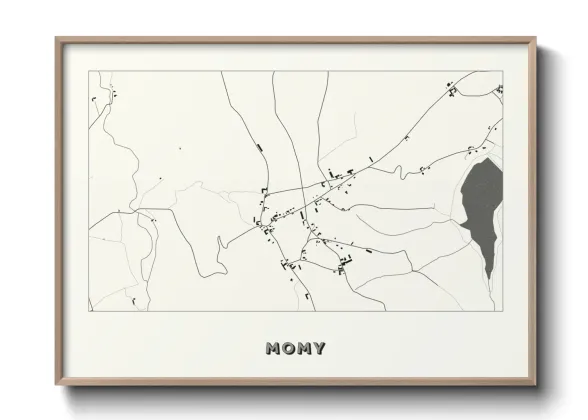 Une affiche de carte sur Momy