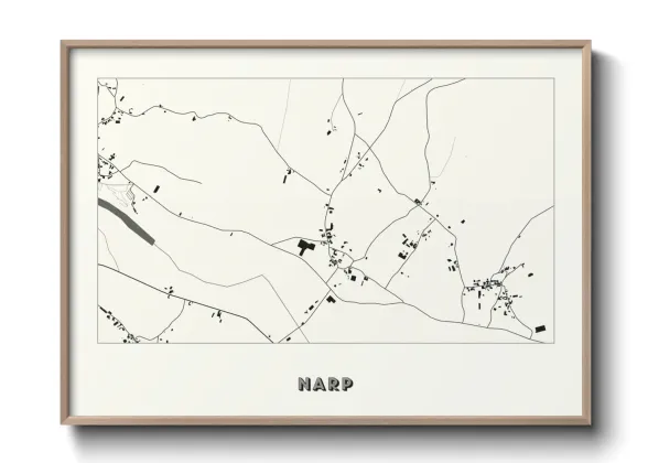 Une affiche de carte sur Narp