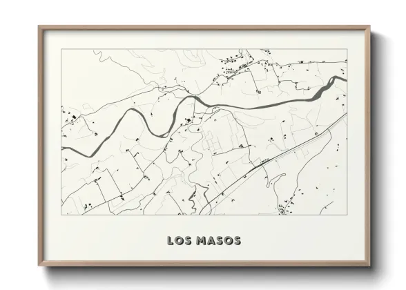 Une affiche de carte sur Los Masos