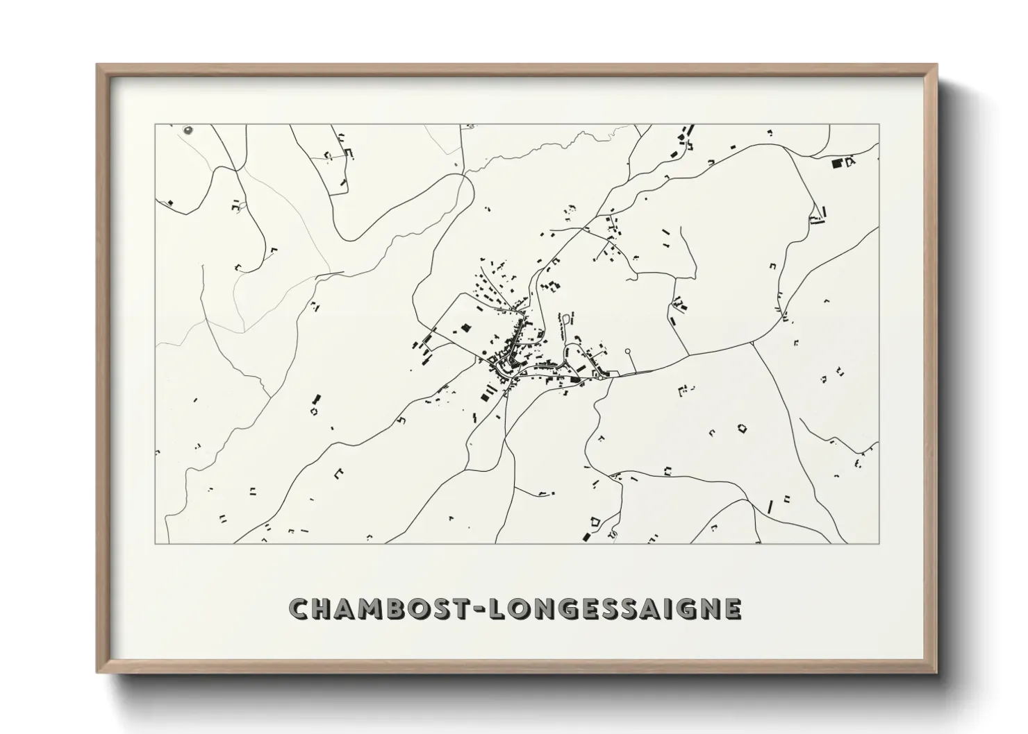 Un poster carteChambost-Longessaigne
