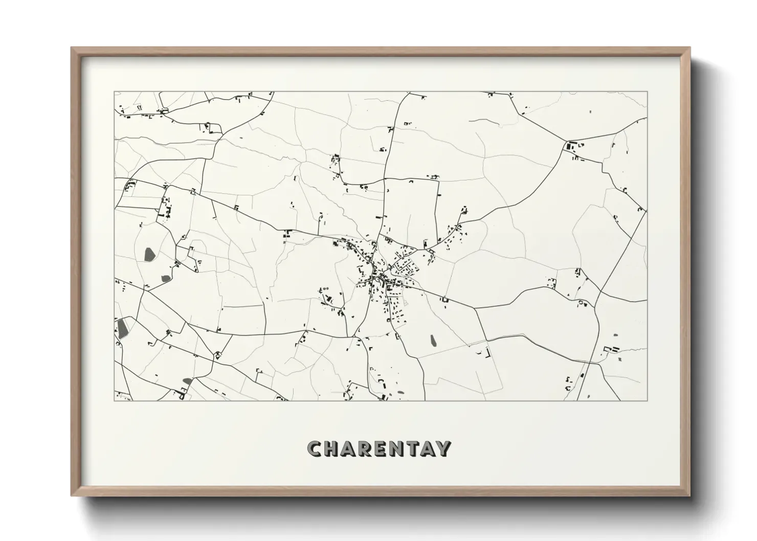 Un poster carteCharentay